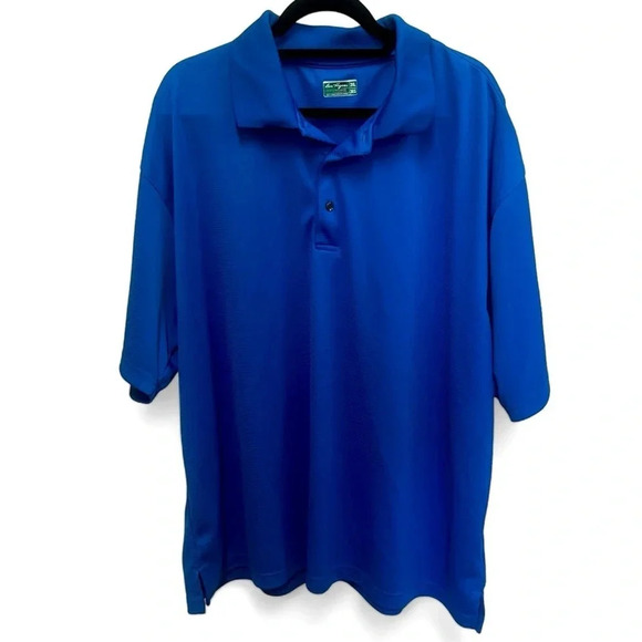 Ben Hogan Performance Golf Polo Size 3XL Blue shirt with ribbed texture - Picture 1 of 4